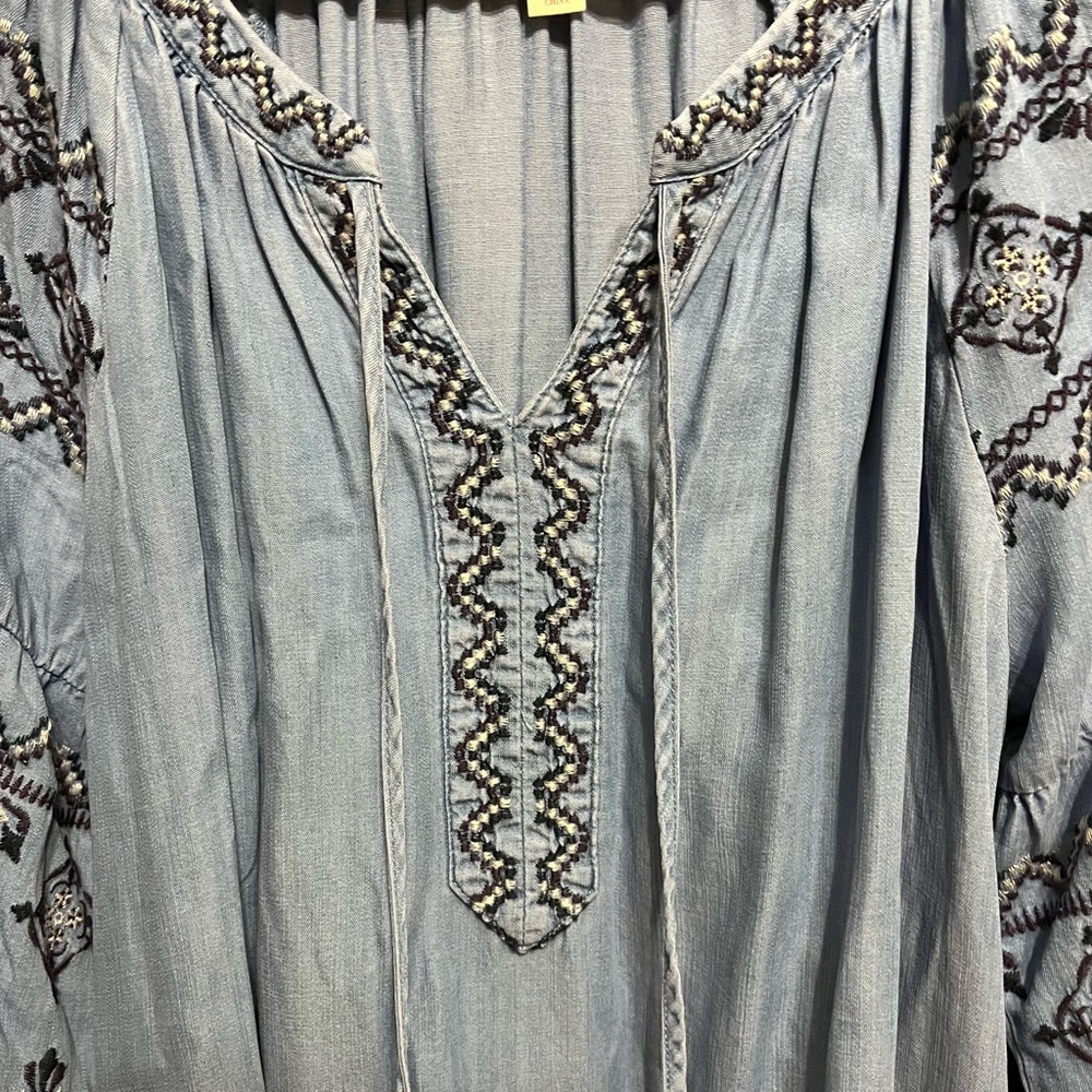 Nurture by Westbound dress, blue, size Large, 3/4 sleeves worn once, smoke free - Picture 3 of 13